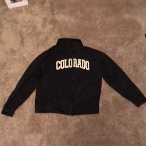 Colorado University zip up sweatshirt